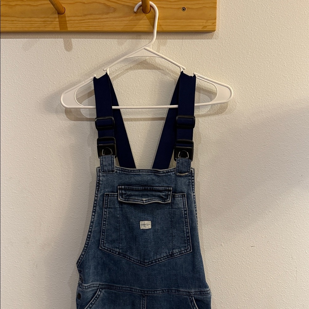 Ripton & CO Denim Overalls with Navy Straps